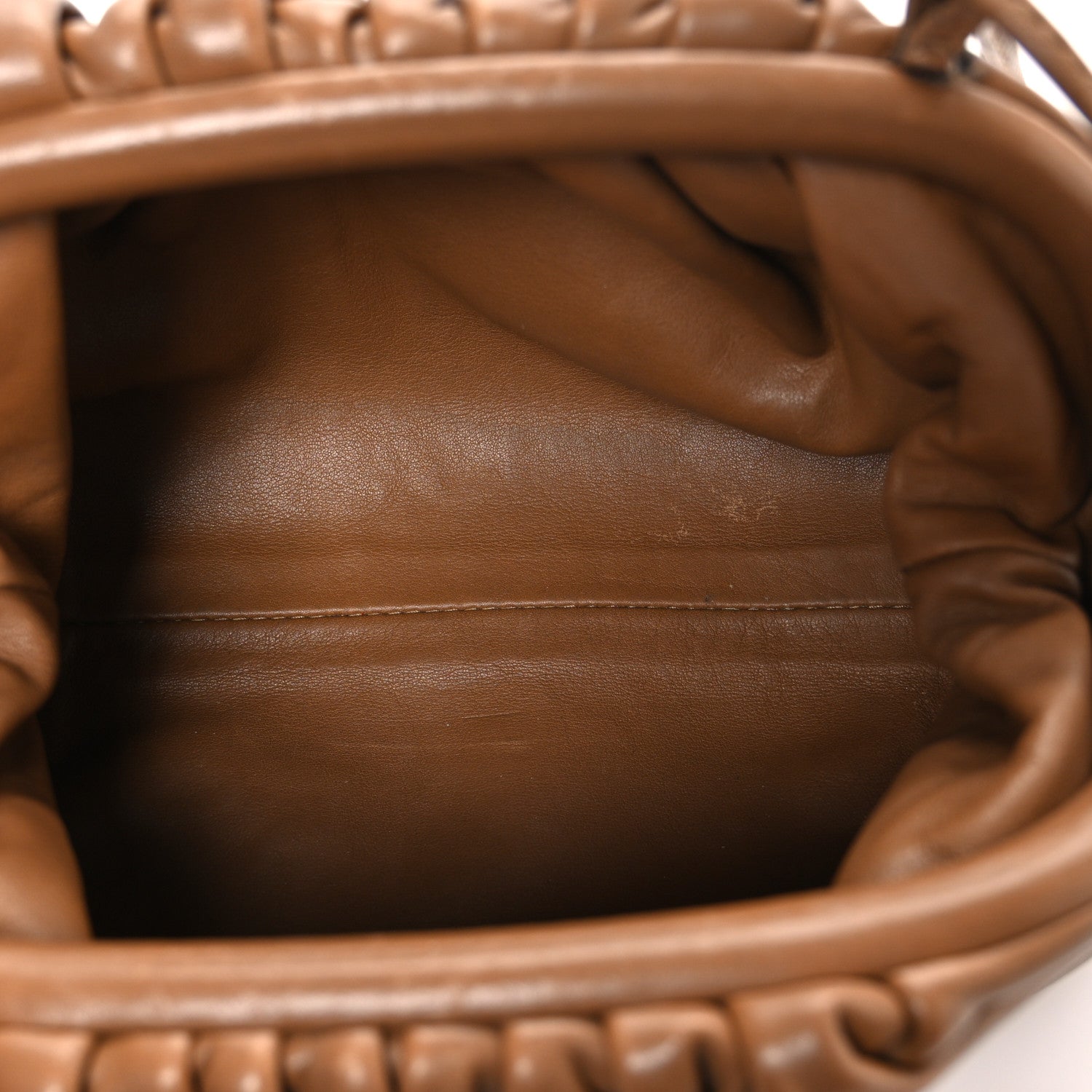 Butter Calfskin The Mini Pouch Camel