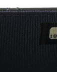 Patent Quilted Wallet On Chain WOC Navy Blue