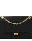 Aged Calfskin Quilted 2.55 Reissue 226 Flap Black