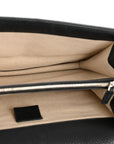 Pebbled Calfskin Small Dionysus Shoulder Bag Black