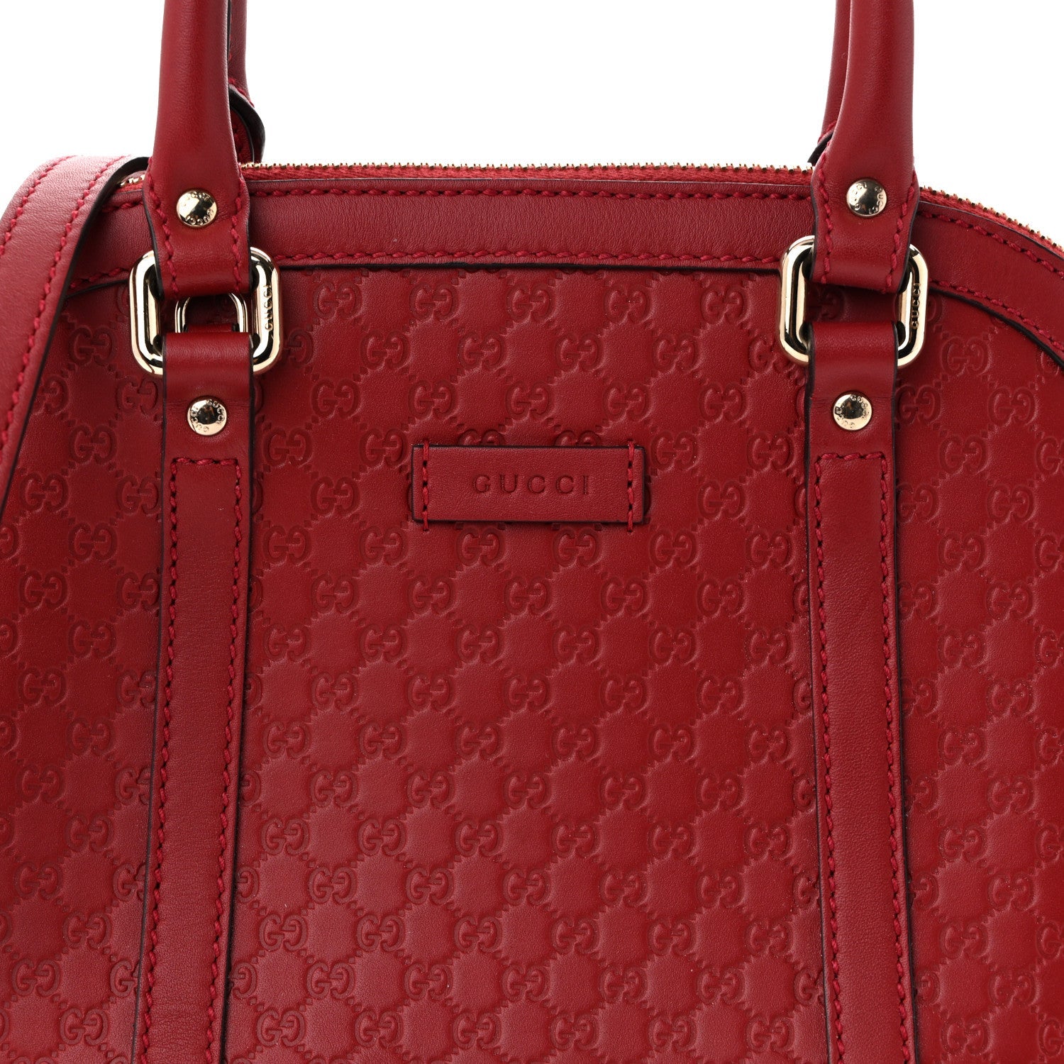 Soft MicroGCCIssima Mini Dome Bag Rosso