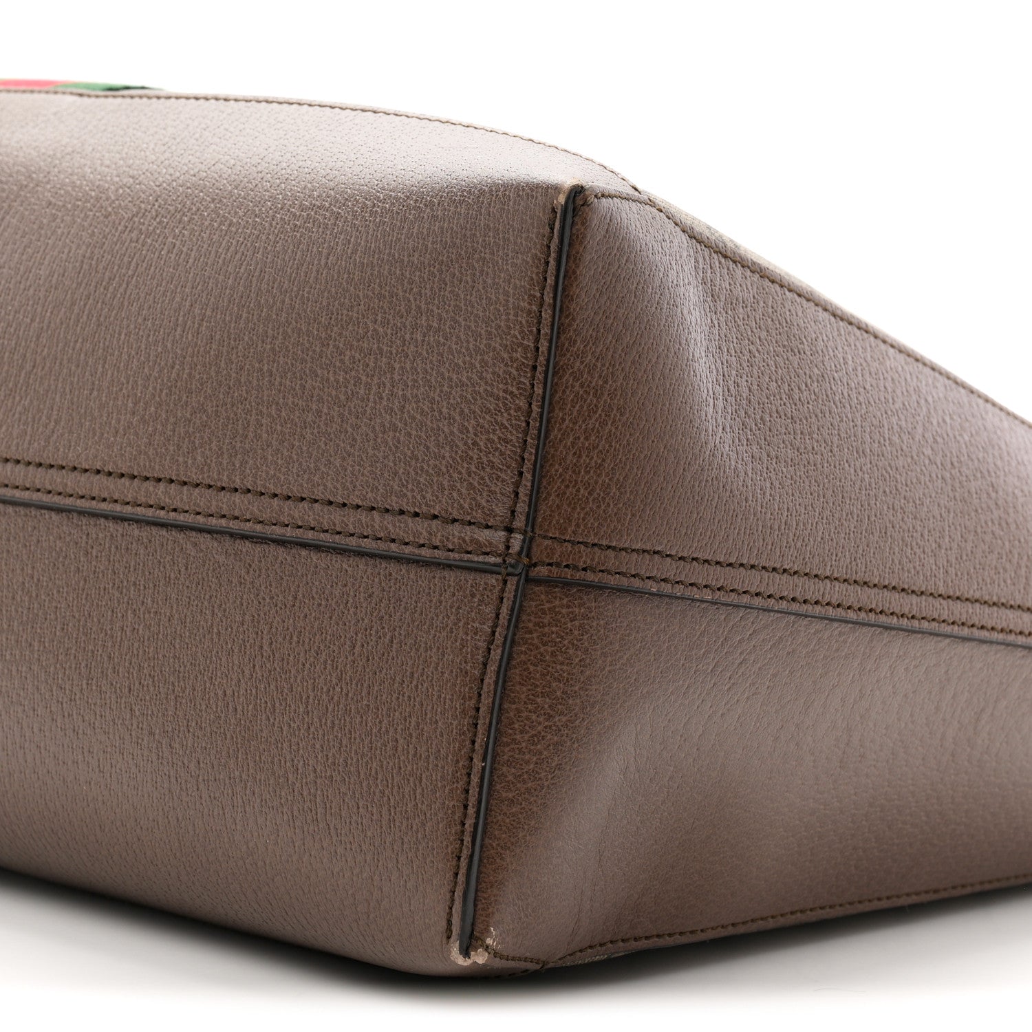 Gg Supreme Monogram Web Ophidia Tote Brown