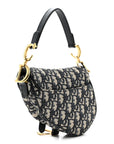 Oblique Mini Saddle Bag Blue