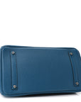 Togo Birkin 35 Bleu Izmir