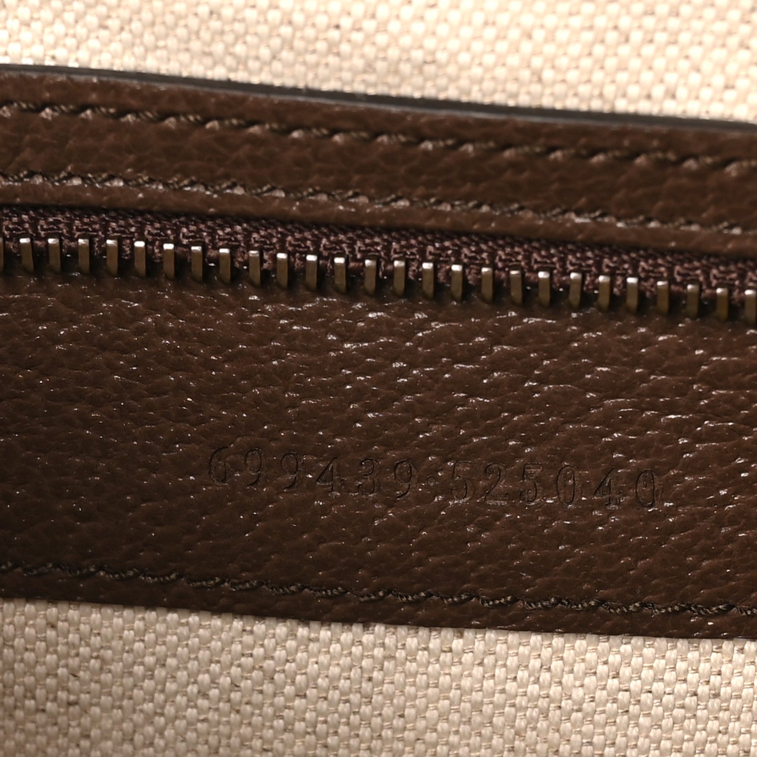 GG Supreme Monogram Textured Dollar Calfskin Web Ophidia Wristlet Shoulder Bag Beige Ebony New Acero