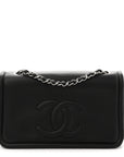 Caviar Medium Timeless CC Flap Black