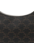 Triomphe Canvas Calfskin Ava Shoulder Bag Tan