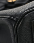 Togo Birkin 30 Black