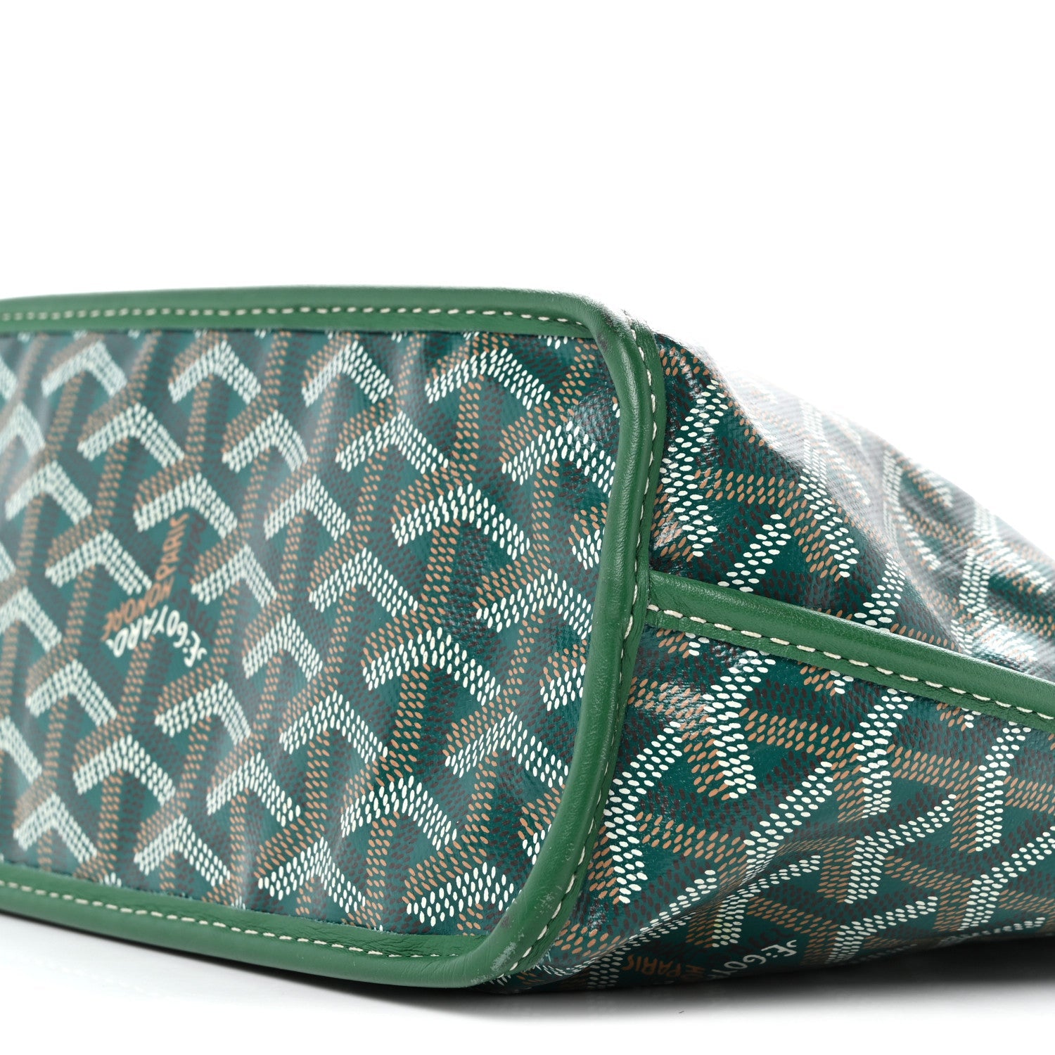 Goyardine Reversible Mini Anjou Green