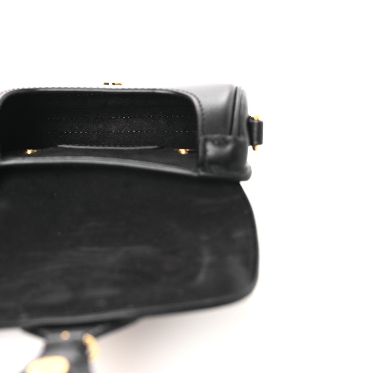 Box Calfskin Micro Bobby Bag Black