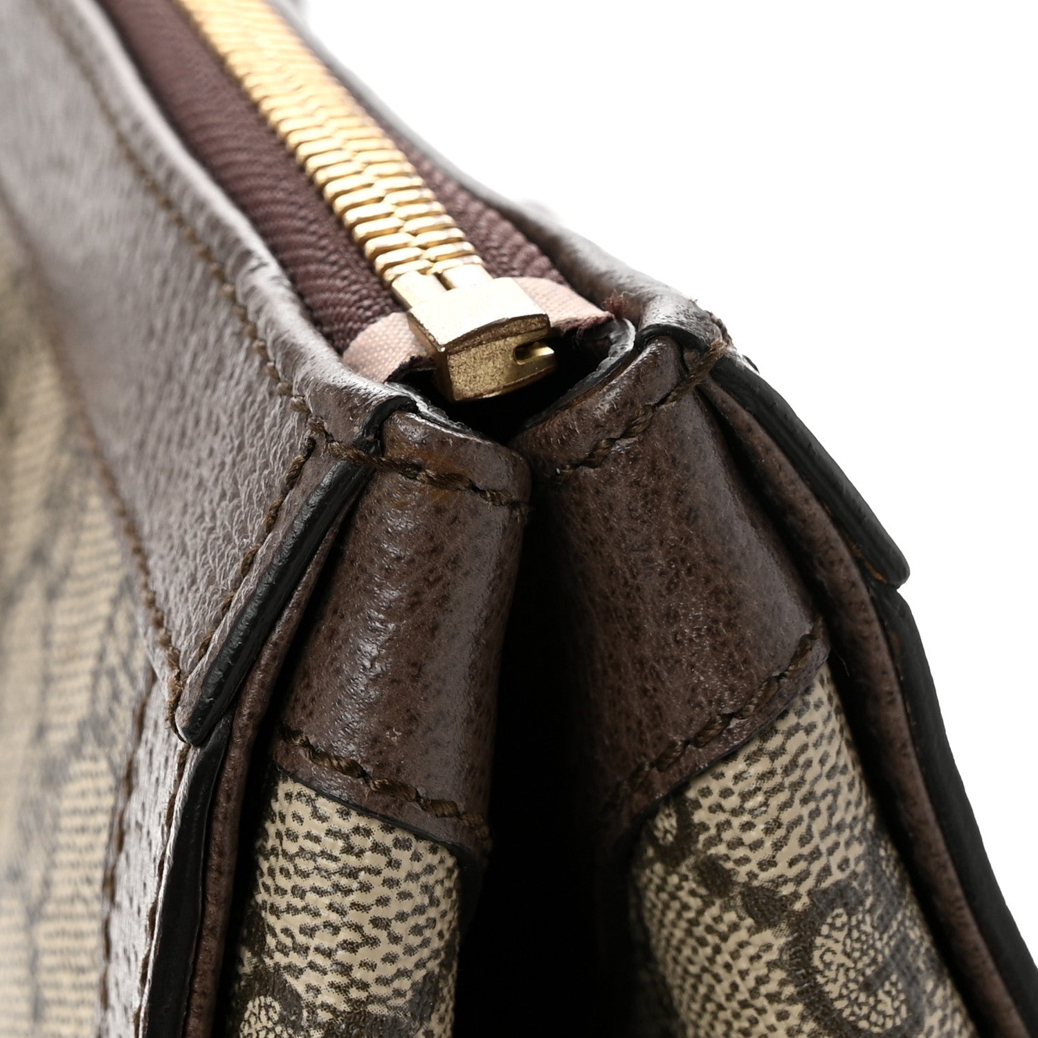 GG Supreme Monogram Web Medium Ophidia Tote Bag Brown