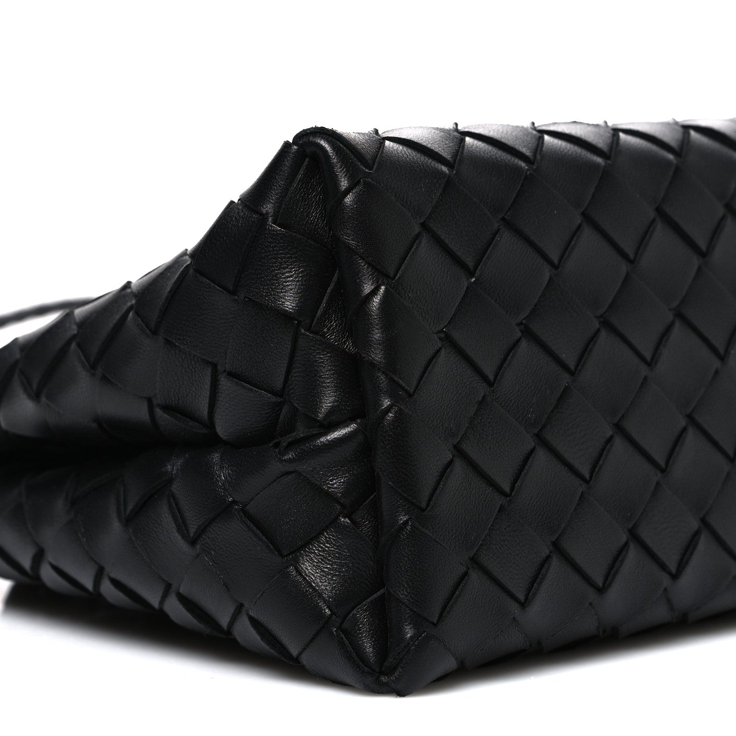 Nappa Intrecciato Small Andiamo Shoulder Bag Black