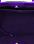 Shaded Calfskin Small Deauville Tote Purple Blue