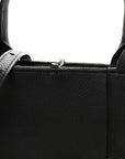Nappa Maxi Intrecciato Arco Tote Black