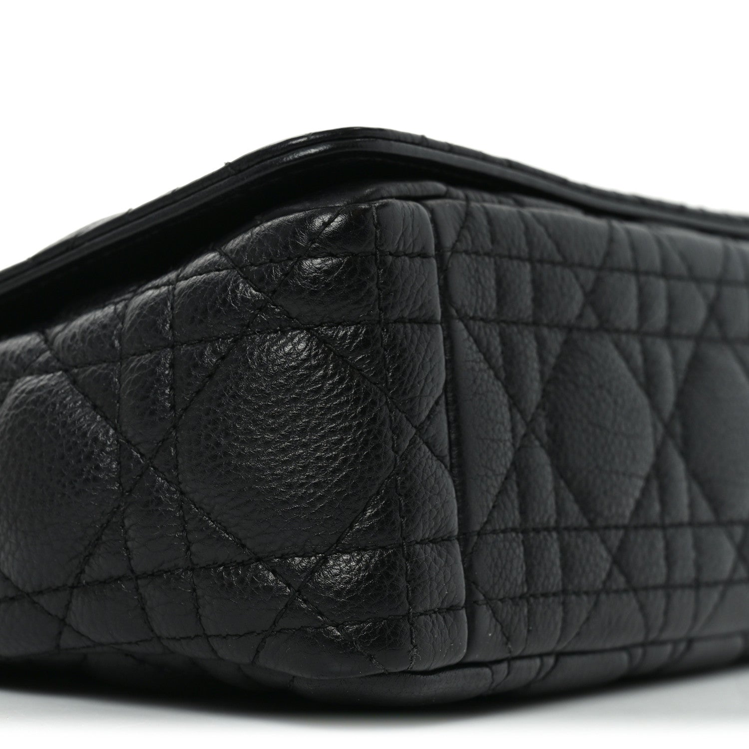 Calfskin Cannage Small Caro Bag Black