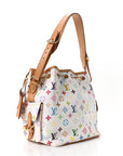 Monogram Multicolor Petit Noe White