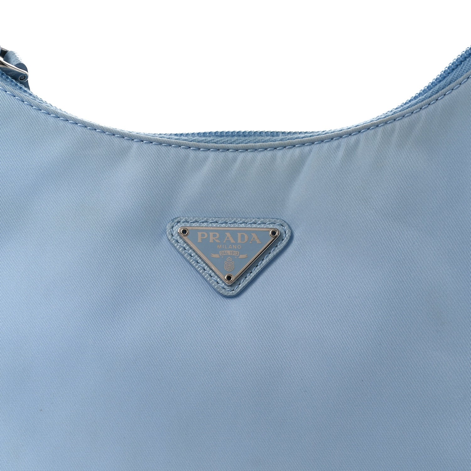 Tessuto Nylon Mini Re-Edition 2000 Bag Celeste
