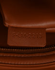 Triomphe Canvas Calfskin Medium Triomphe Bag Tan