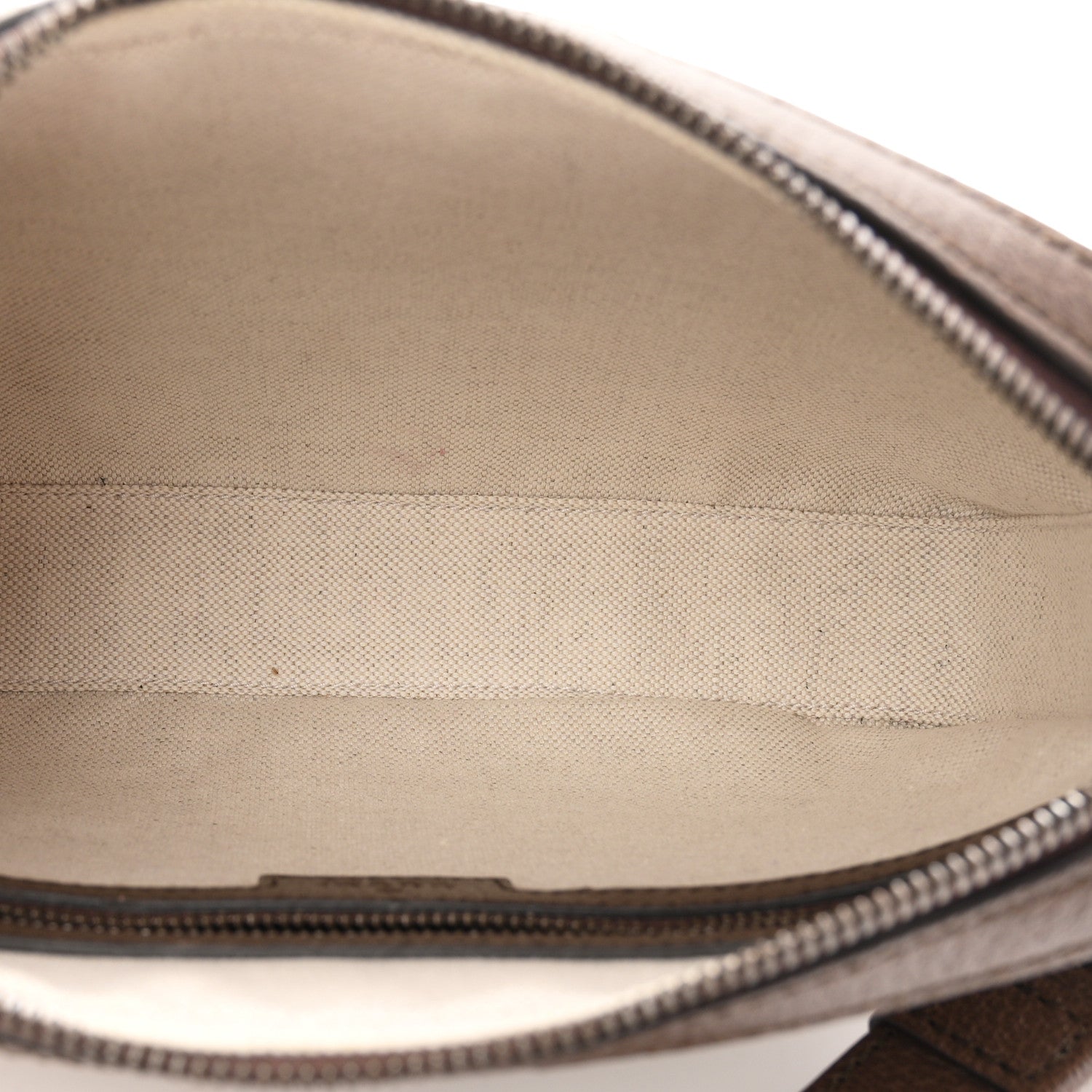 GG Supreme Monogram Textured Dollar Calfskin Web Ophidia Wristlet Shoulder Bag Beige Ebony New Acero