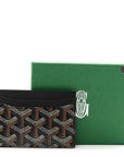 Goyardine Saint Sulpice Card Holder Black