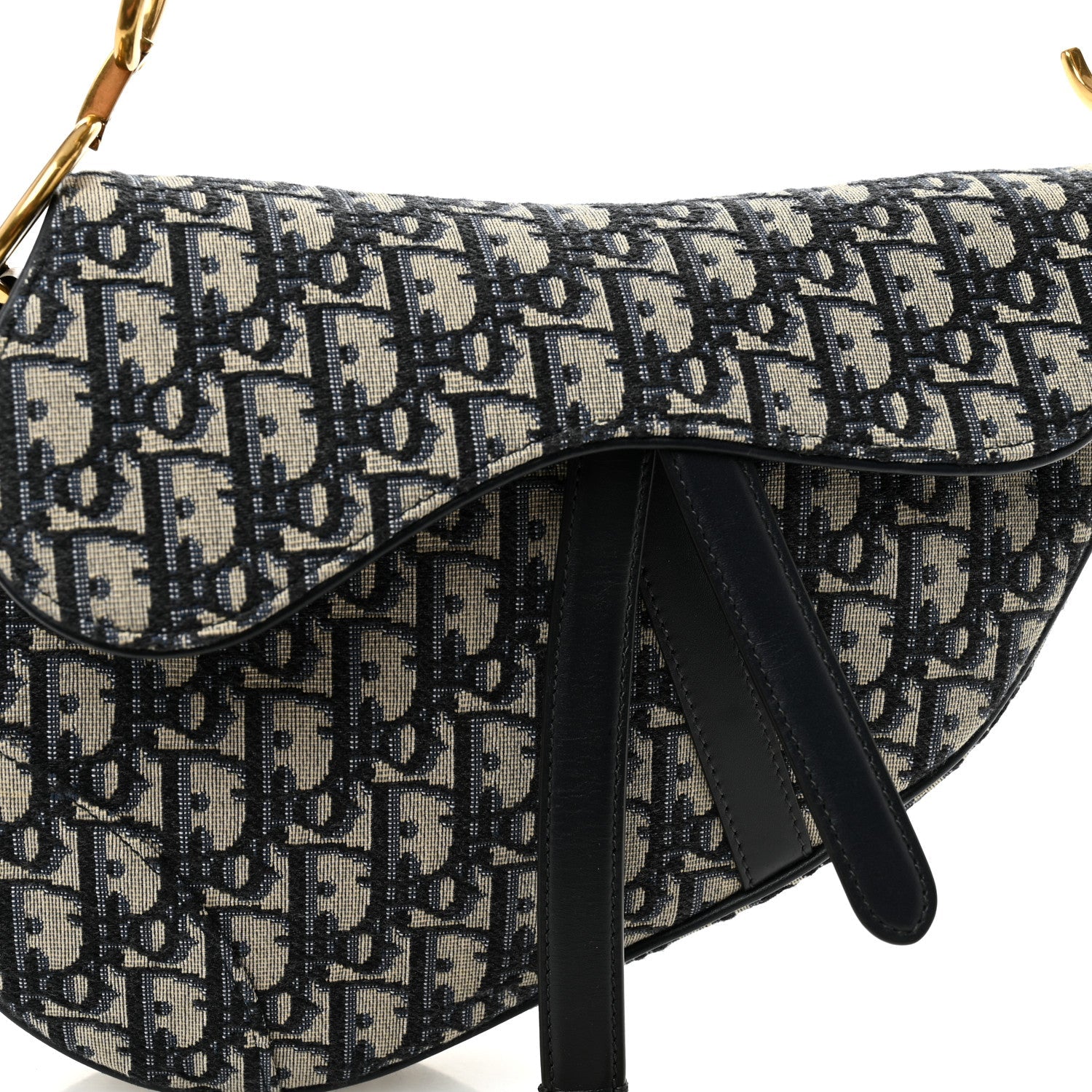 Oblique Saddle Bag Blue