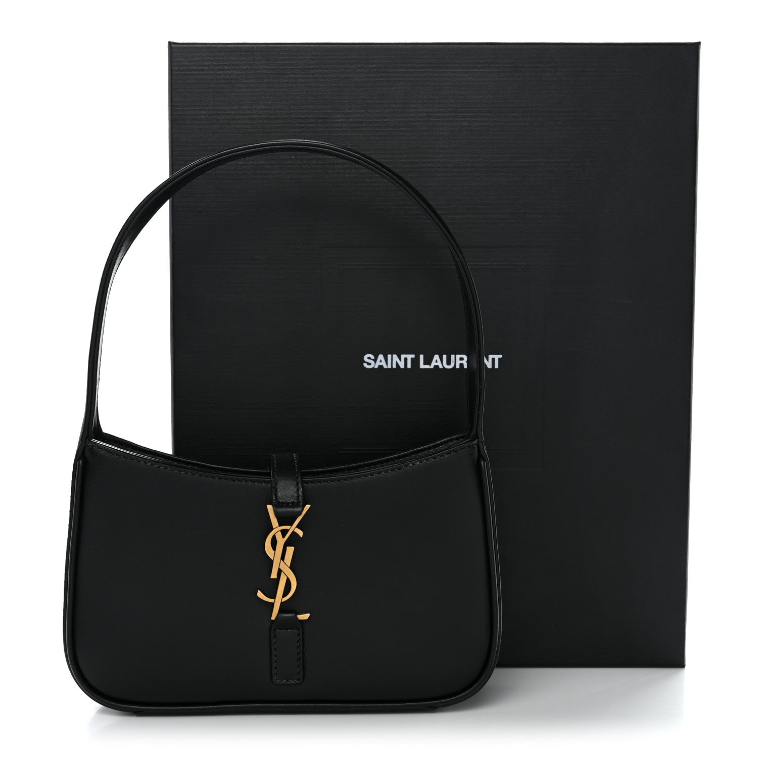Smooth Calfskin Le 5 A 7 Mini Hobo Black
