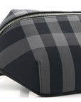 House Check Sonny Bum Bag Navy Grey