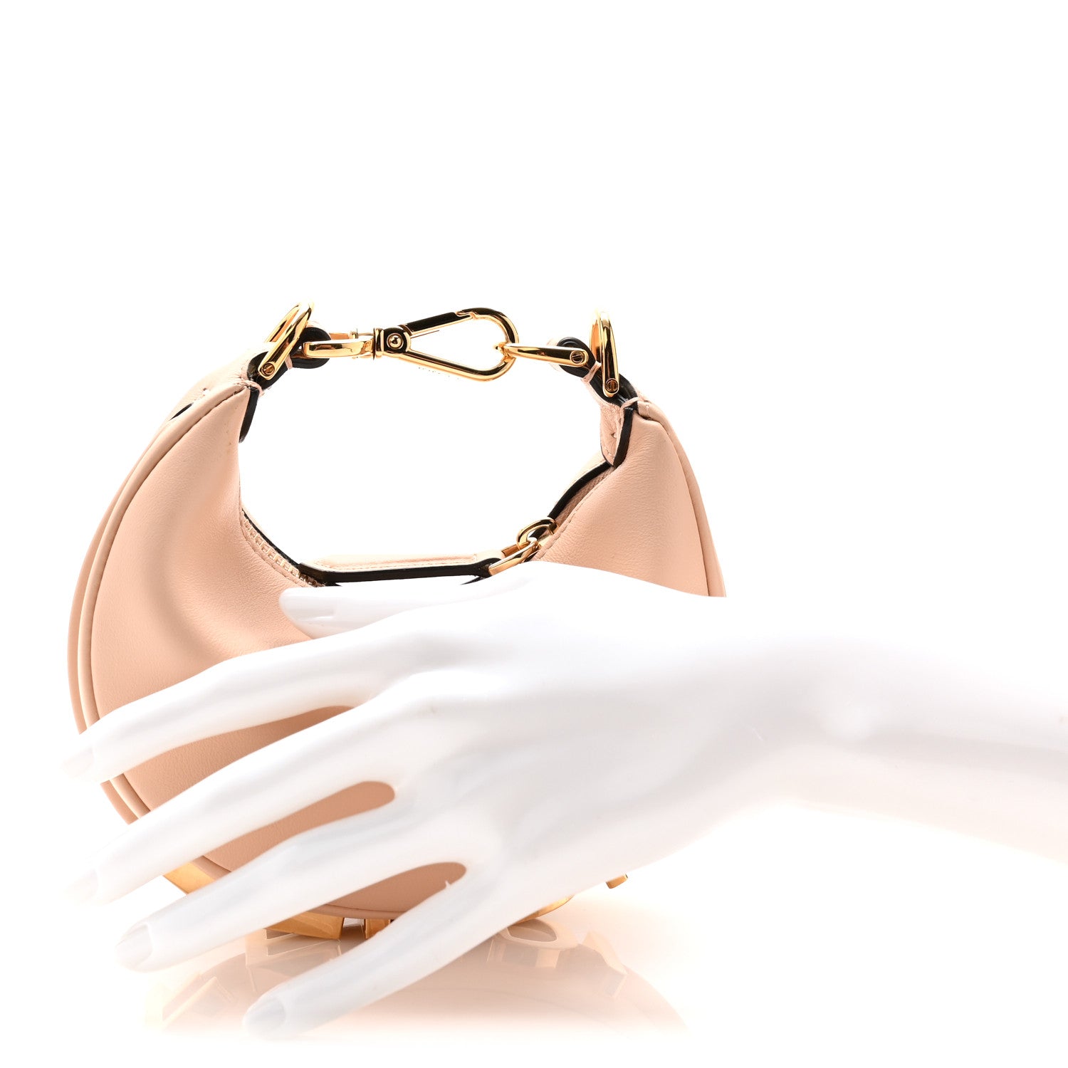 Vitello Grace Matte Nano FNDIgraphy Hobo Charm Light Rose