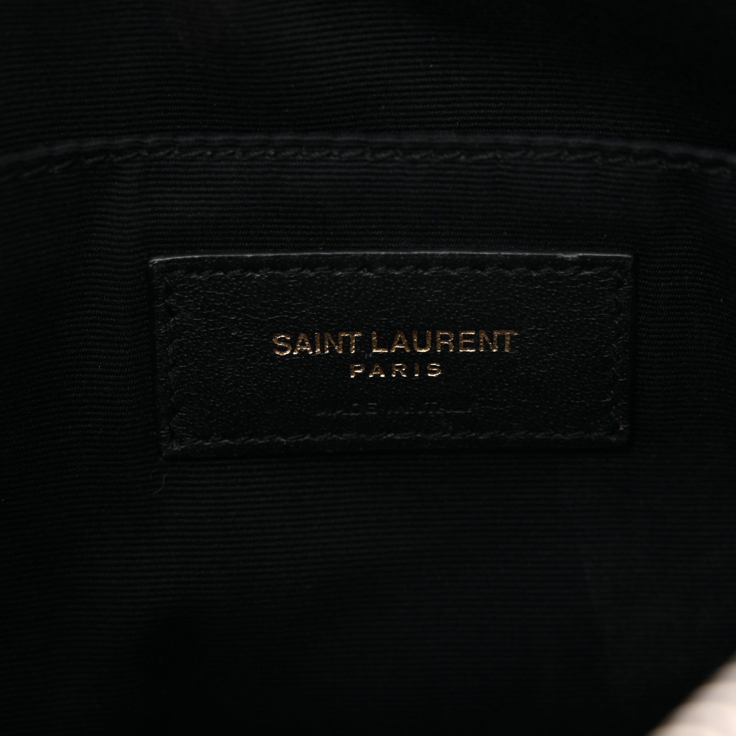Calfskin Matelasse Monogram Lou Camera Bag Black