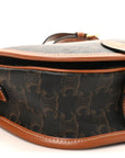 Triomphe Canvas Medium Folco Bag Tan