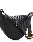 Calfskin Quilted New Wave Bumbag Black