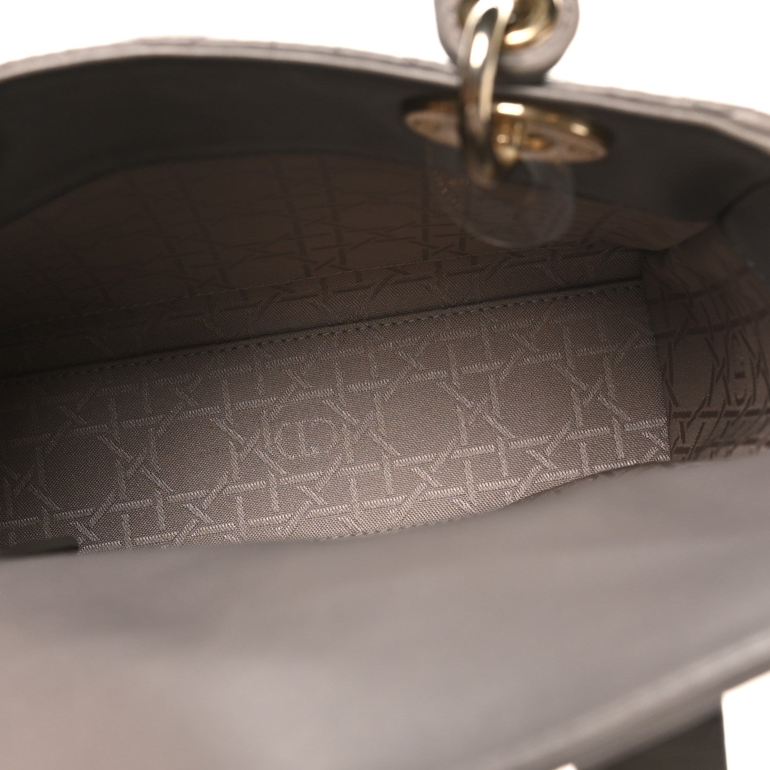 Lambskin Cannage Small My ABCD1OR Lady D1OR Grey