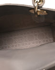 Lambskin Cannage Small My ABCD1OR Lady D1OR Grey