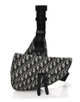 Oblique Mens Saddle Bag Blue