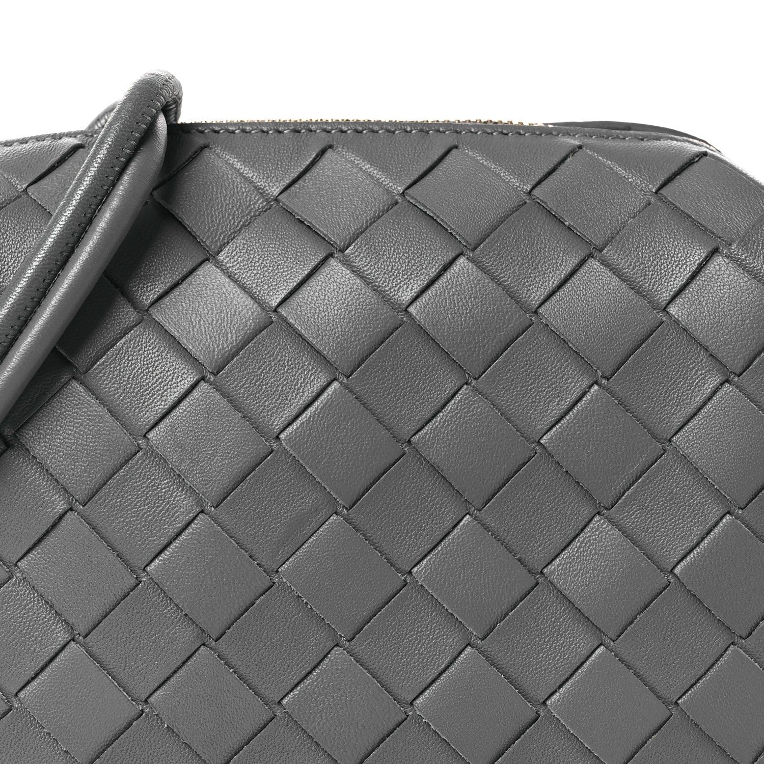 Nappa Intrecciato Mini Loop Camera Bag Thunder