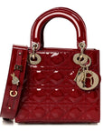 Patent Cannage Small My ABCD1OR Lady D1OR Cherry Red