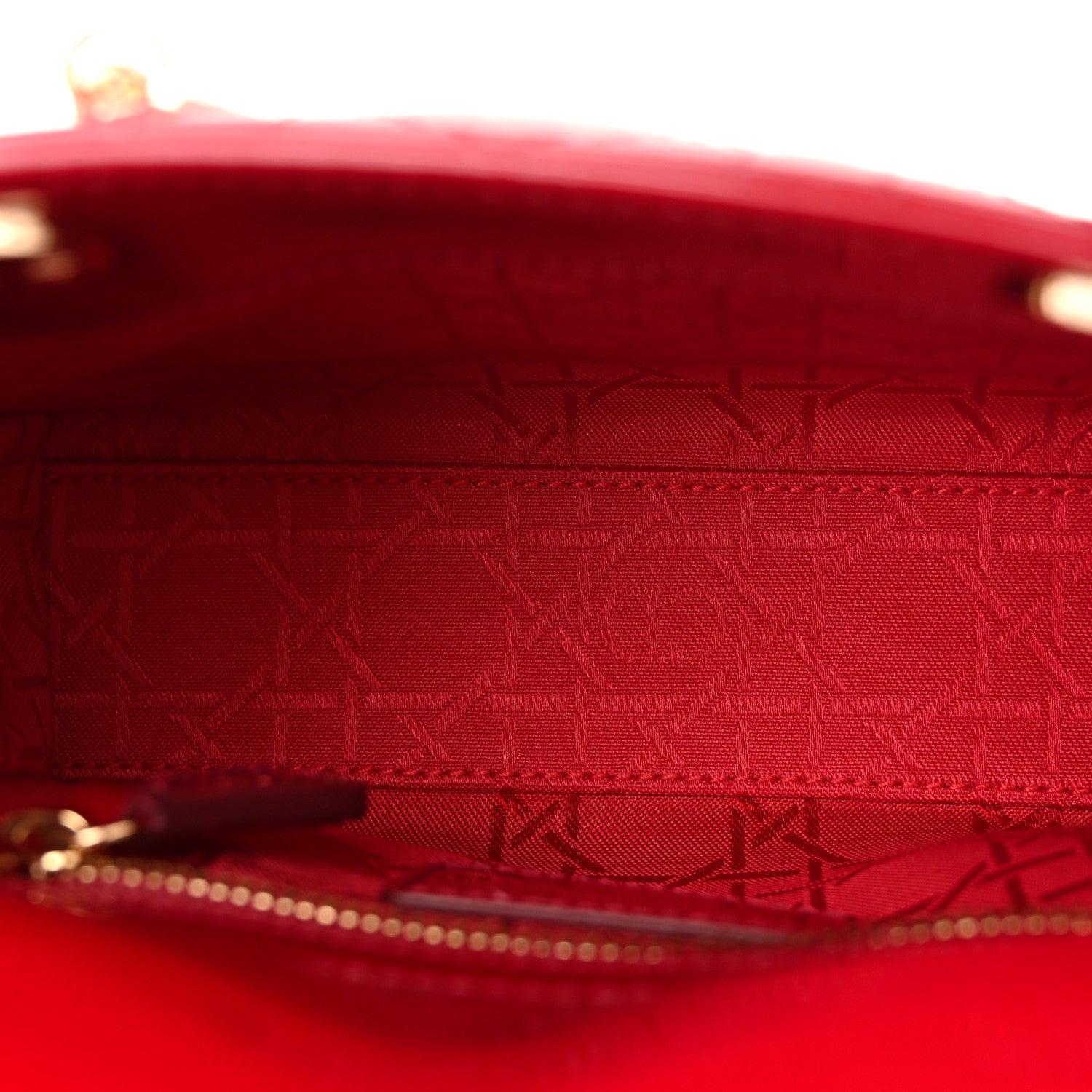 Patent Cannage Mini Lady D1OR Red