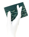Goyardine Saint Sulpice Card Holder Green