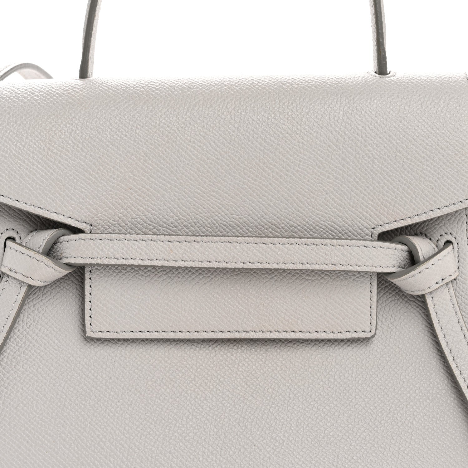 Grained Calfskin Nano Belt Bag Mineral
