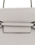 Grained Calfskin Nano Belt Bag Mineral