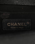 Caviar Quilted Medium Boy Flap Black