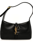 Padded Lambskin Le 5 A 7 Hobo Black