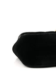 Velvet Matelasse Mini GG Marmont Shoulder Bag Black