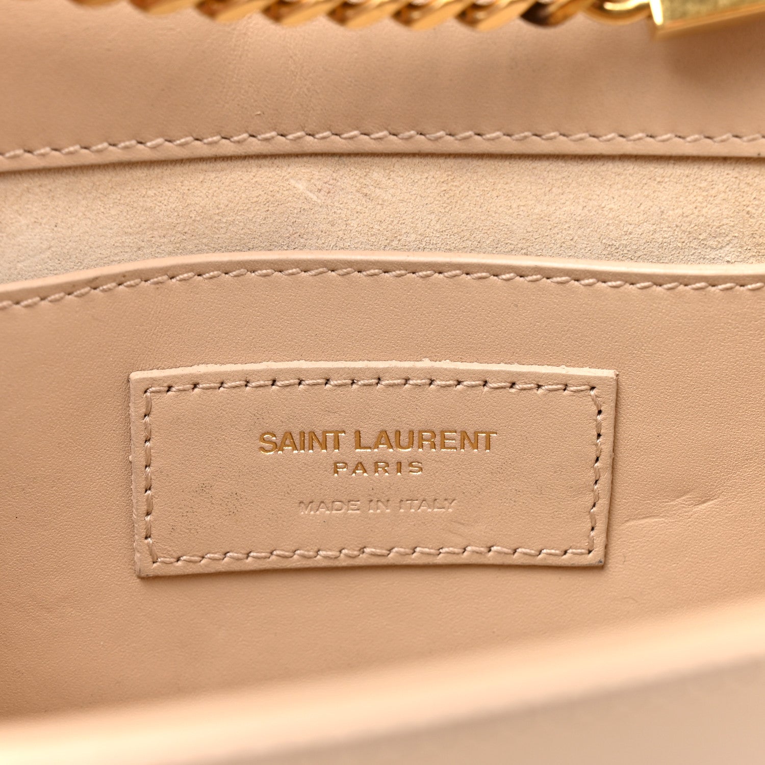 Smooth Calfskin Medium Classic Monogram Kate Tassel Satchel Nude Powder