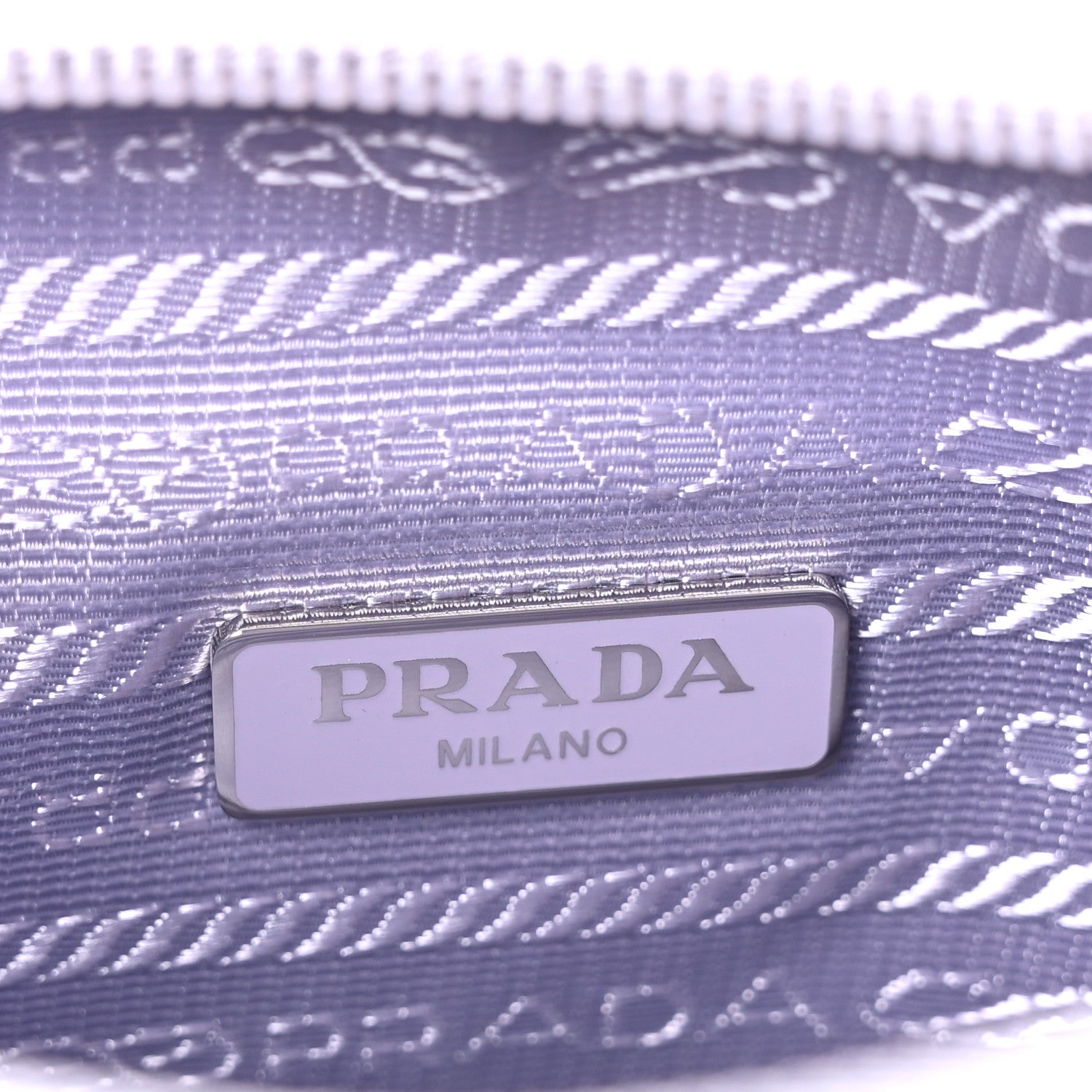 Re-Nylon Saffiano Mini Re-Edition 2000 Bag Glicine