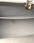 Lambskin Cannage Medium Lady D1OR Grey