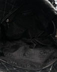 Distressed Lambskin Vintage Ligne Lady Braid Tote Black