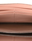 Nappa Intrecciato Ayers Zip Around Wallet Flamingo