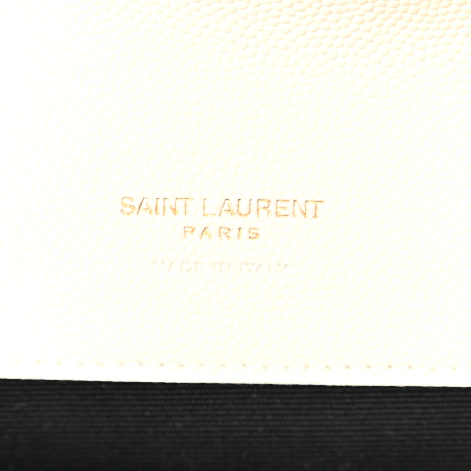 Grain De Poudre Matelasse Chevron Monogram Envelope Clutch Blanc Vintage
