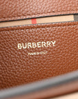Calfskin Vintage Check Note Crossbody Bag Tan